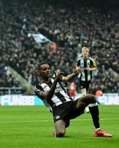 Alexander Isak, Newcastle United, UEFA Champions League 2025, Newcastle striker, Premier League stars, Newcastle Champions League qualification, European football, Isak goals, Newcastle attack